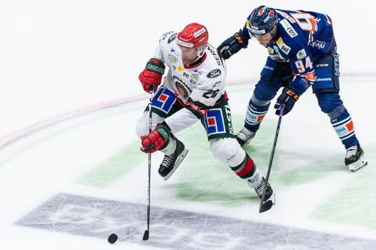 Frölundas Joel Lundqvist och Växjös Joel Persson