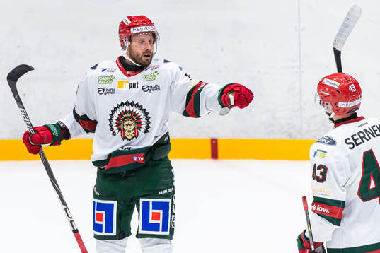 Frölundas Jan Mursak jublar