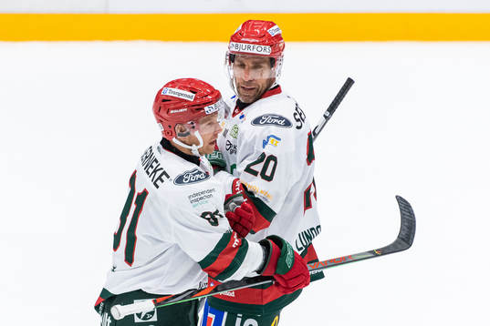 Frölundas Ryan Lasch och Joel Lundqvist
