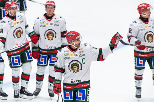 Frölundas Joel Lundqvist tackar publiken