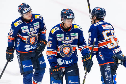 Växjös Pontus Holmberg, Viktor Hurtig och Arvid Lundberg