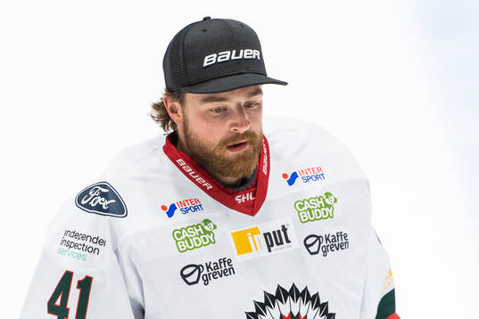 Frölundas målvakt Niklas Rubin