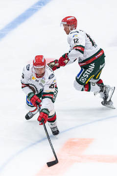 Frölundas Joel Lundqvist och Max Friberg
