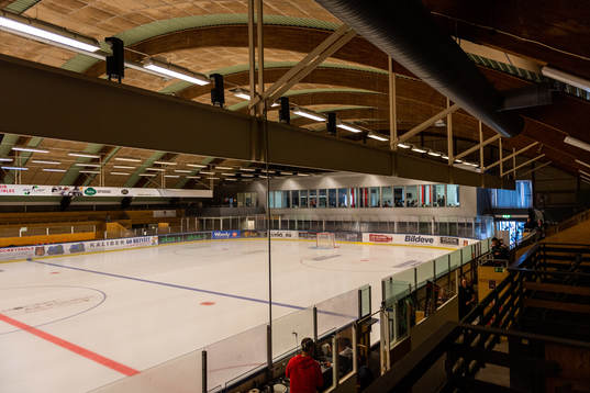 Vy över Landskrona Ishall