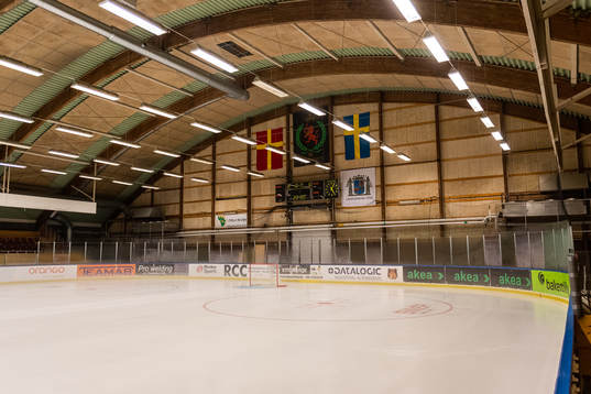 Vy över Landskrona Ishall