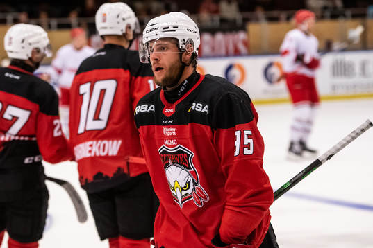 Malmö Redhawks Carl Persson deppar