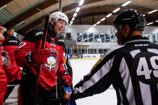 Malmö Redhawks Ponthus Westerholm i samtal med