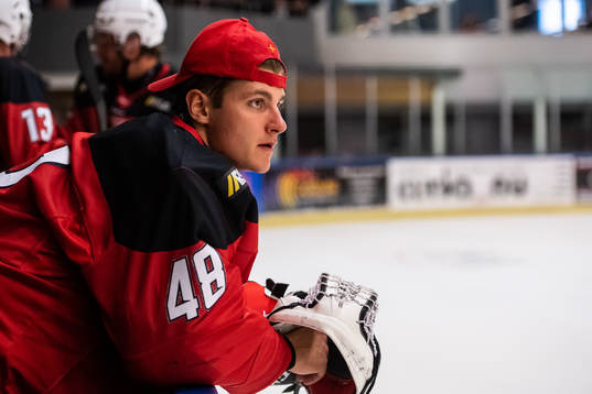 Malmö Redhawks målvakt Louis Ingvordsen