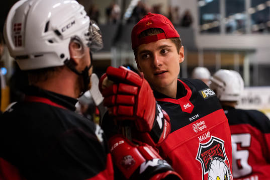 Malmö Redhawks målvakt Louis Ingvordsen