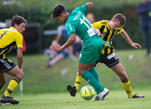 IFK Hässleholms mittbackspar Isak Orajärvi och Isak