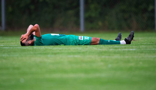 BK Olympic deppar i matchen i division 2 mellan BK Olympic