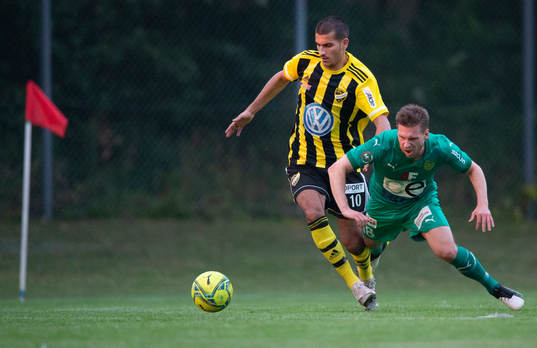 IFK Hässleholms Mustafa Owaid i matchen i division 2