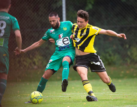 IFK Hässleholms Isak Orajärvi i matchen i division 2