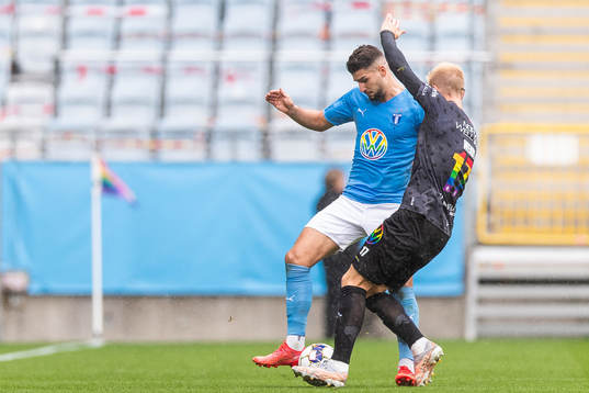 Malmö FFs Antonio Colak och IFK Göteborgs Oscar Wendt