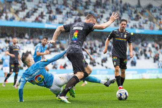 Malmö FFs Veljko Birmancevic och IFK Göteborgs Calle