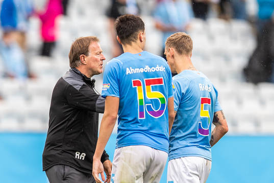 Malmö FFs assisterande tränare Remy Reijnierse  och Anel