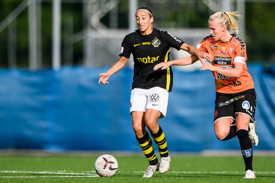 s Rosa Kafaji och Kristianstads Josefine Rybrink