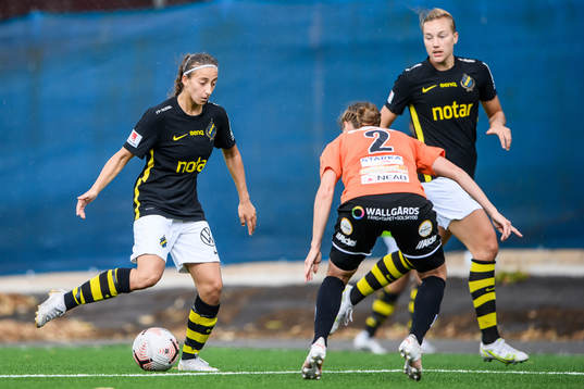 s Rosa Kafaji och Jenny Danielsson mot Kristianstads Sif