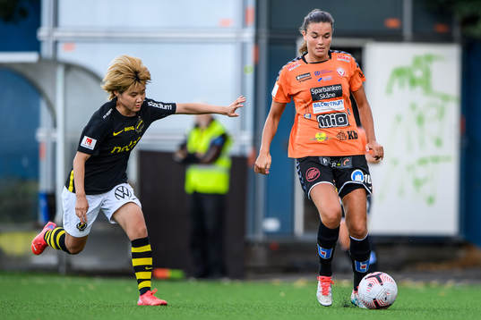 s Honoka Hayashi och Kristianstads Anna Welin