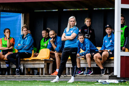 Kristianstads tränare Elisabet Gunnarsdóttir