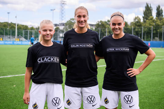 s Matilda Nildén, Matilda Rosqvist och Emma Becker med