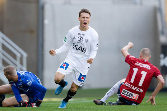 Brages Filip Sjöberg jublar