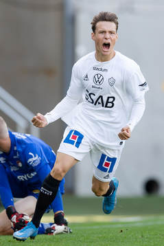 Brages Filip Sjöberg jublar