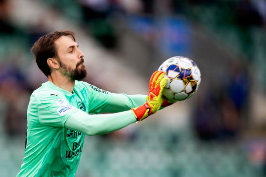 Värnamos målvakt Pilip Vaitsiakhovich