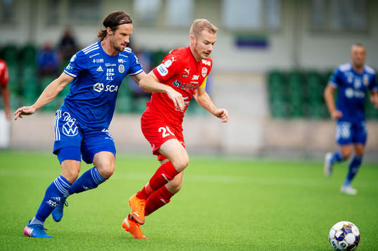 Sundsvalls Linus Hallenius och Värnamos Freddy Winsth