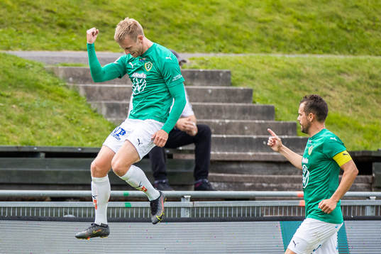 Jönköpings Jesper Svensson jublar