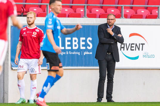 Halmstads manager Magnus Haglund