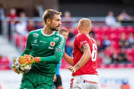 Kalmars målvakt Lucas Hägg Johansson