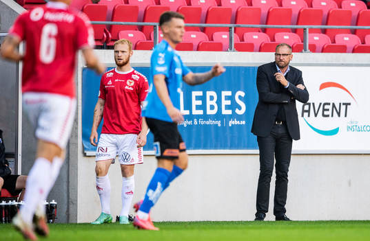 Halmstads tränare Magnus Haglund