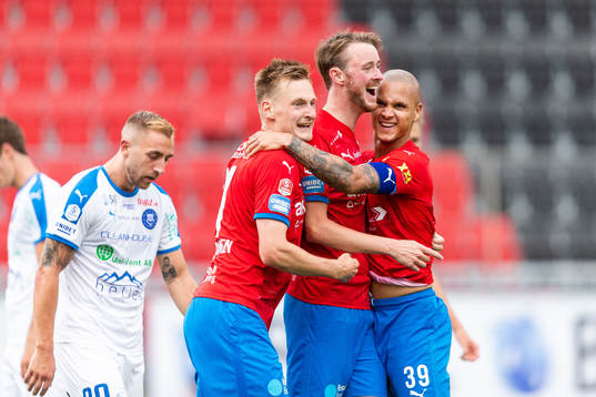 Helsingborgs Rasmus Karjalainen och Anthony van
