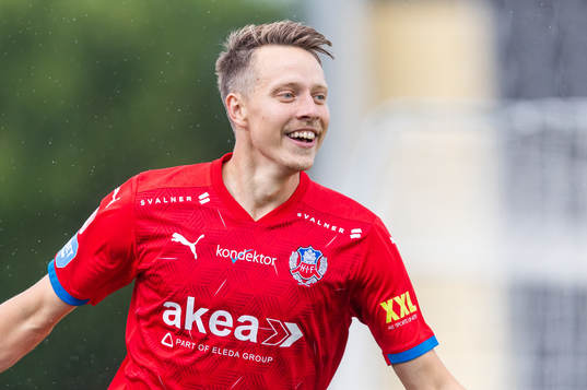 Helsingborgs Viktor Lundberg jublar
