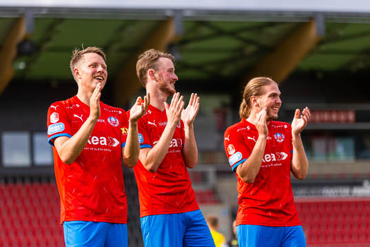 Helsingborgs Viktor Lundberg, Rasmus Jönsson och Charlie