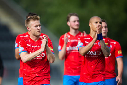 Helsingborgs Andreas Landgren jublar