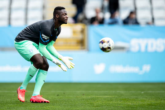 Malmö FFs målvakt Ismael Diawara