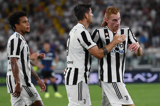 Juventus Alvaro Morata jublar