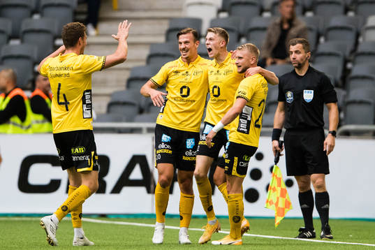 Elfsborgs Christopher McVey, Simon Olsson och Simon Strand