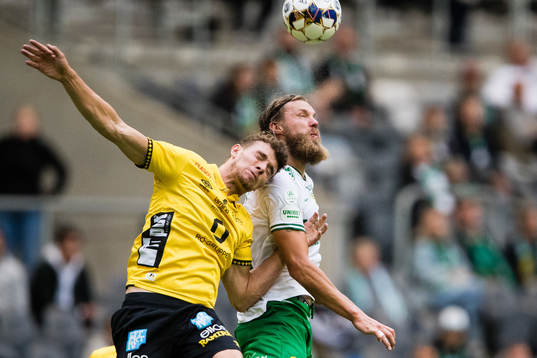 Elfsborgs Christopher McVey och Hammarbys Bjørn Paulsen