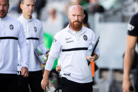 Landskronas assisterande tränare Max Mölder