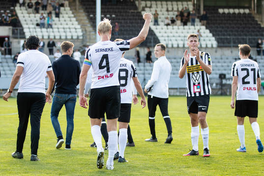 Landskronas Viktor Wihlstrand jublar