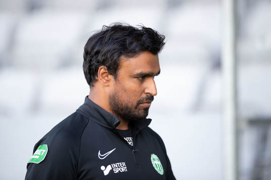 Västerås tränare Kalle Karlsson deppar