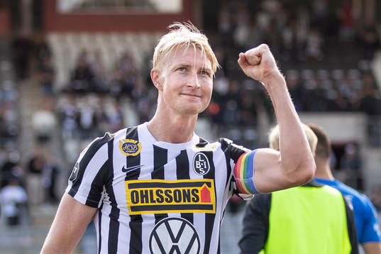 Landskronas Viktor Wihlstrand jublar