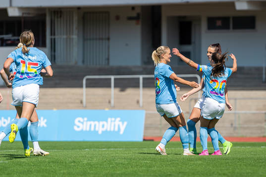 Malmö FFs Malin Gunnarsson jublar