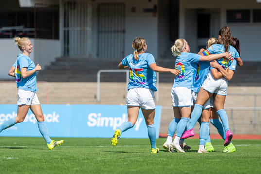 Malmö FFs Malin Gunnarsson jublar