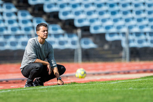 Malmö FFs tränare Fredrik Jahnfors