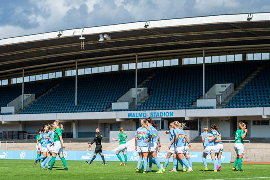Malmö FFs spelare jublar