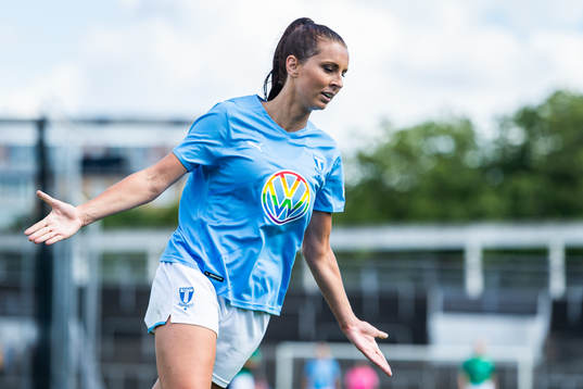 Malmö FFs Malin Gunnarsson jublar